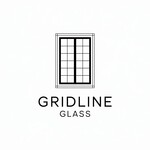 Gridline Glass Logo - Entry #618
