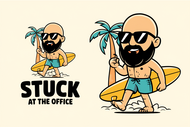 Stuck At The Office Logo - Entry #1209