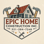 Epic Home Construction Inc Logo - Entry #1843