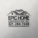 Epic Home Construction Inc Logo - Entry #1924