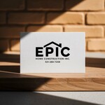 Epic Home Construction Inc Logo - Entry #1514