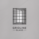 Gridline Glass Logo - Entry #539