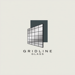 Gridline Glass Logo - Entry #573