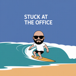 Stuck At The Office Logo - Entry #750