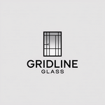 Gridline Glass Logo - Entry #420