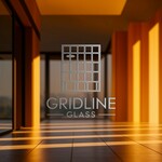 Gridline Glass Logo - Entry #217