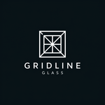 Gridline Glass Logo - Entry #384