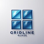 Gridline Glass Logo - Entry #1060