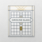 Gridline Glass Logo - Entry #24