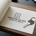 Gridline Glass Logo - Entry #559