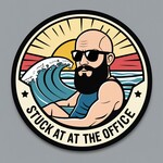 Stuck At The Office Logo - Entry #624