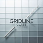 Gridline Glass Logo - Entry #368