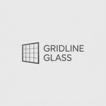Gridline Glass Logo - Entry #511