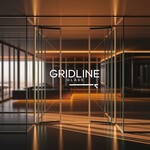 Gridline Glass Logo - Entry #223