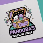 Pandora's Treasure Chest Logo - Entry #524