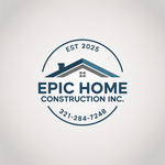 Epic Home Construction Inc Logo - Entry #1143