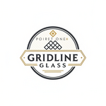 Gridline Glass Logo - Entry #409