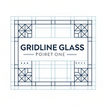 Gridline Glass Logo - Entry #1769