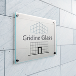 Gridline Glass Logo - Entry #1702