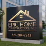 Epic Home Construction Inc Logo - Entry #768