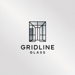 Gridline Glass Logo - Entry #459