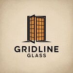 Gridline Glass Logo - Entry #683