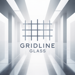 Gridline Glass Logo - Entry #433
