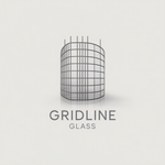 Gridline Glass Logo - Entry #437