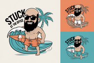Stuck At The Office Logo - Entry #1205