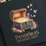 Pandora's Treasure Chest Logo - Entry #536