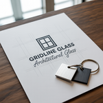 Gridline Glass Logo - Entry #571