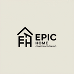Epic Home Construction Inc Logo - Entry #1868