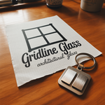 Gridline Glass Logo - Entry #504