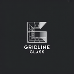 Gridline Glass Logo - Entry #574