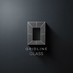 Gridline Glass Logo - Entry #608