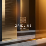 Gridline Glass Logo - Entry #1397