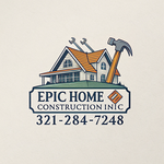 Epic Home Construction Inc Logo - Entry #1853