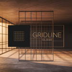 Gridline Glass Logo - Entry #1849