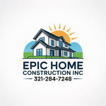 Epic Home Construction Inc Logo - Entry #1344