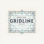 Gridline Glass Logo - Entry #1756