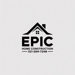 Epic Home Construction Inc Logo - Entry #1376