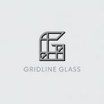 Gridline Glass Logo - Entry #424