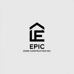 Epic Home Construction Inc Logo - Entry #1851