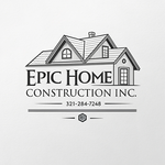 Epic Home Construction Inc Logo - Entry #1903
