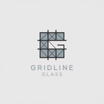 Gridline Glass Logo - Entry #1789