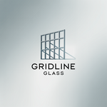 Gridline Glass Logo - Entry #444