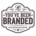 You've Been Branded Logo - Entry #424