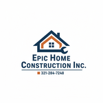 Epic Home Construction Inc Logo - Entry #1064