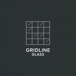 Gridline Glass Logo - Entry #529