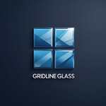 Gridline Glass Logo - Entry #1061